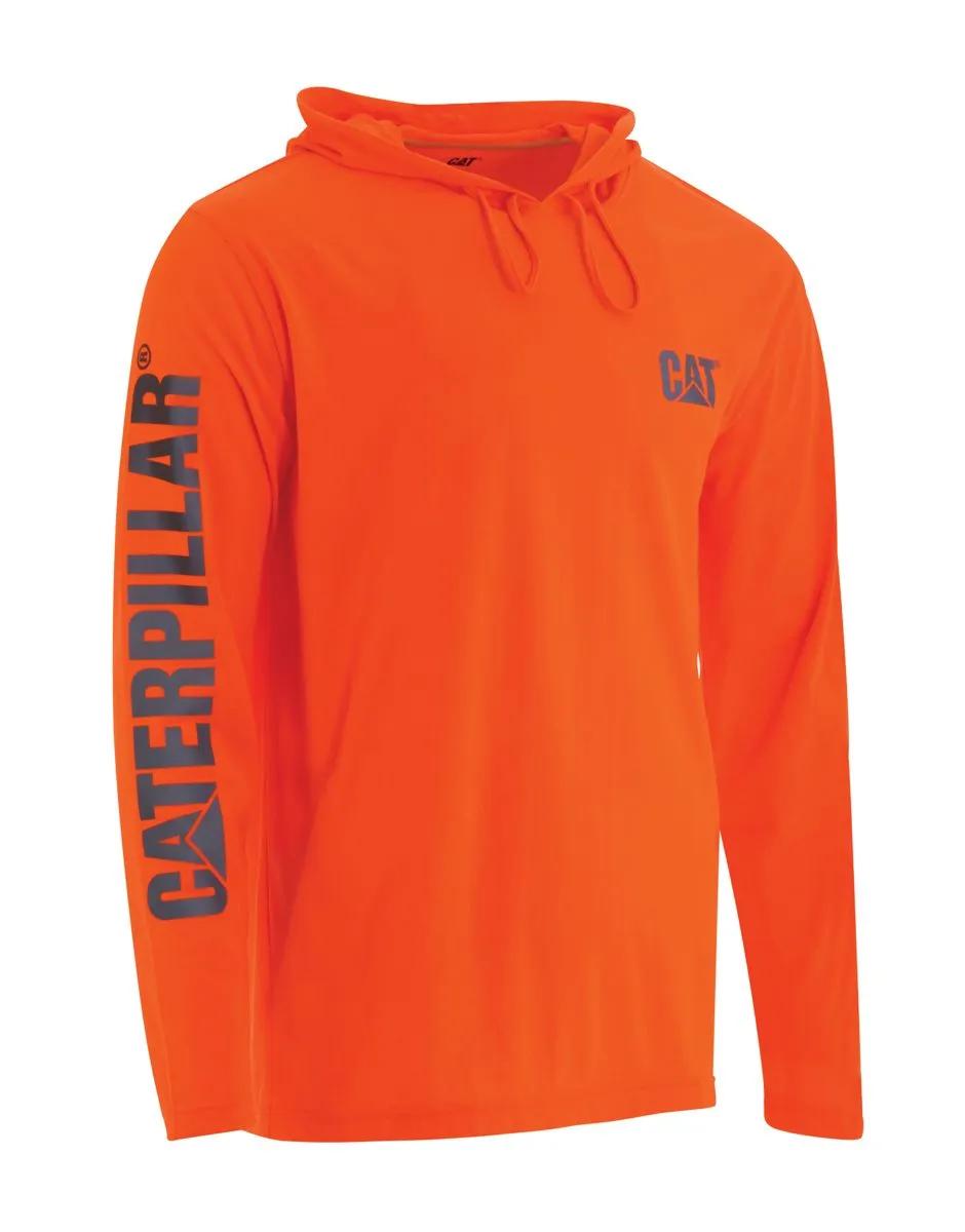 Camiseta de Manga Longa com Capuz UPF para Homens