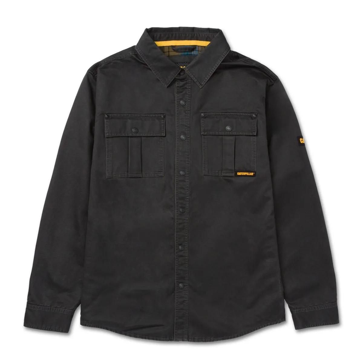 Jaqueta de Camisa de Lã Cera para Homens