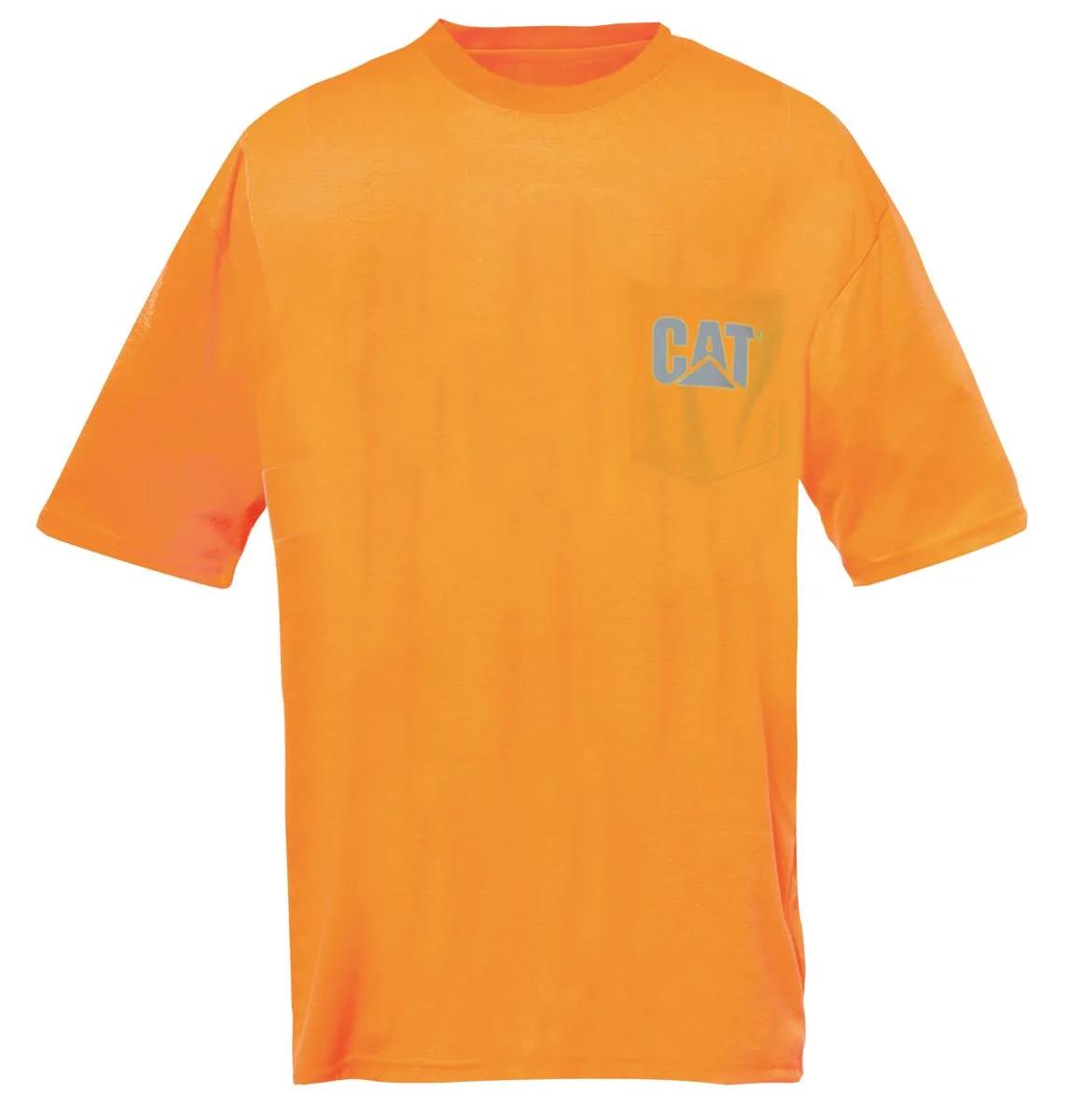 Camiseta Masculina com Bolso e Marca Refletiva